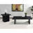 Caroline Black Rectangular Engineered Laminate Coffee Table