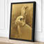 Rabbit in Profile Boho - Wrapped Canvas-1292475635-1292475636