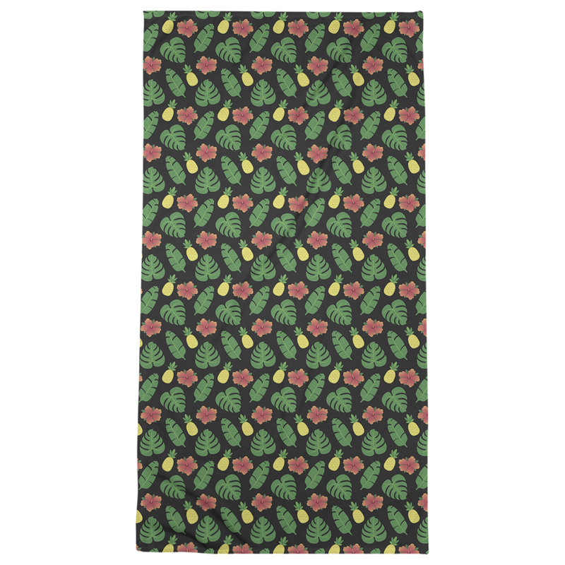 Serviette de plage Katelyn Elizabeth, Noir
