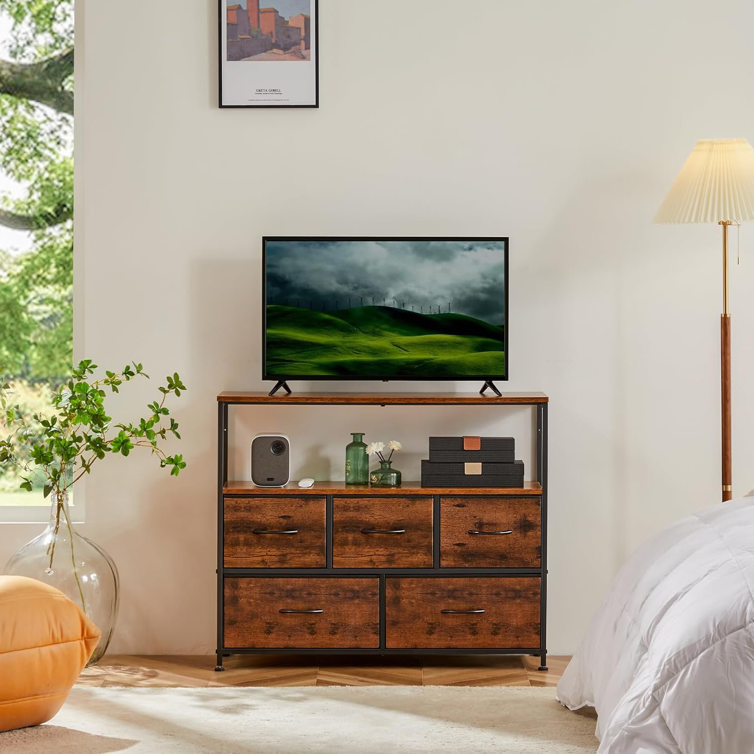nathan james dresser Andrew Rattan Cane Nightstand Bedroom Set Color Available:Beige Cream Design your own wedding Tie-Up Neck