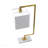 9X14.3X25.2" Metal Table Lamp