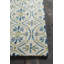 Tapis intérieur / extérieur abstrait en polypropylène bleu, vert et beige touffeté à la machine Shoreham-25123660