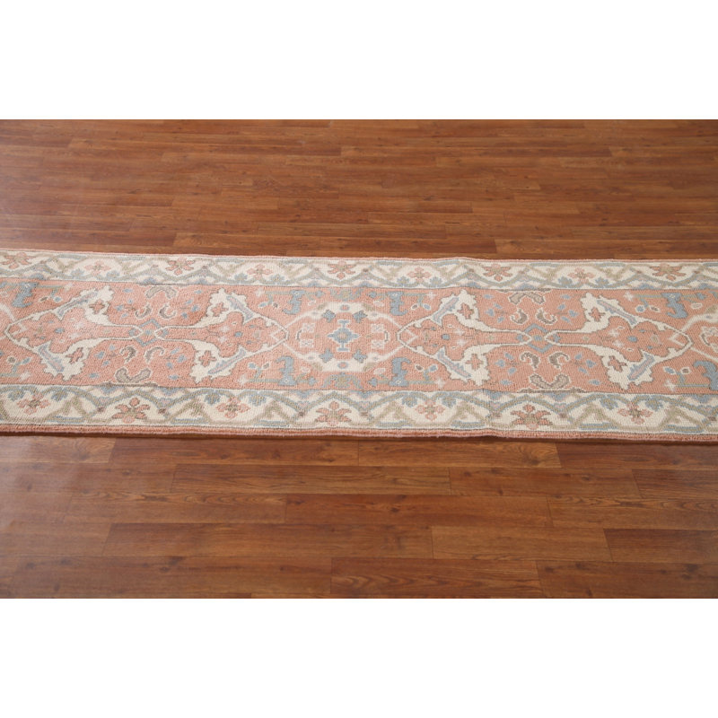 Tapis de couloir indien fait à la main 3 x 10 po