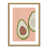 Natural Wood Grain Framed Paper