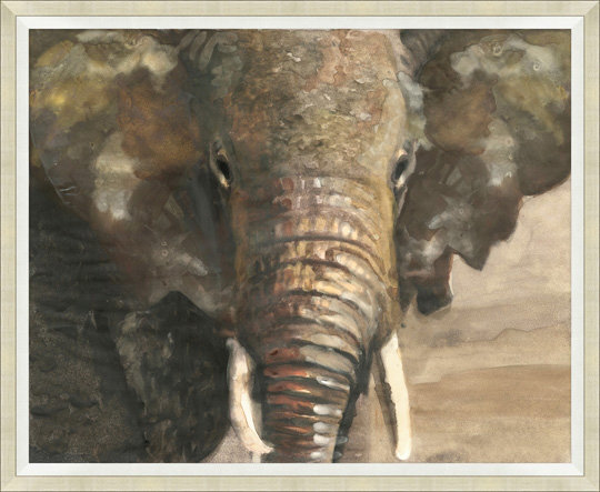 Painterly Elephant 2 Print