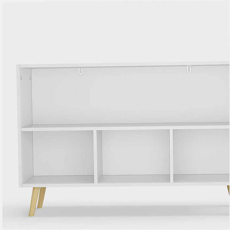 Bibliothèque avec tiroirs en tissu pliables, présentoir pour bibliothèque, rangement pour jouets, blanc / gris