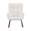 Chaise berçante rembourrée avec dossier haut Comfy