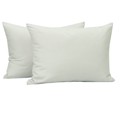 Two piece set of brushed ultra fine fiber zipper pillowcase