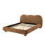 Lit plateforme tapissier contemporain avec tête de lit rembourrée-4971565-4971567