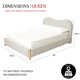 Upholstered Headboard Platform Bed Frame