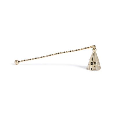 Christmas Tree Design Brass Candle Snuffer