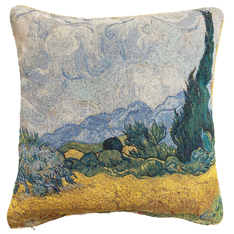 Van Gogh Wheatfield Tapestry Euro Pillowcase