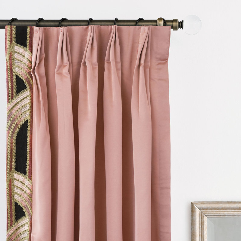 Arwen Room Darkening Curtain Single Panel, Right, 40" W x 108" L
