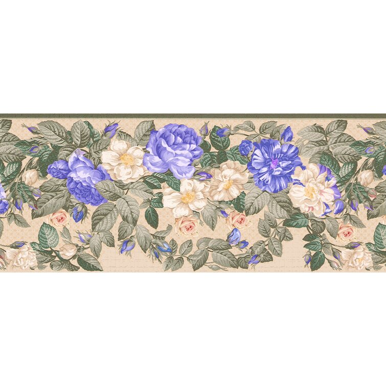 Red Barrel Studio® Peel & Stick Floral Border | Wayfair