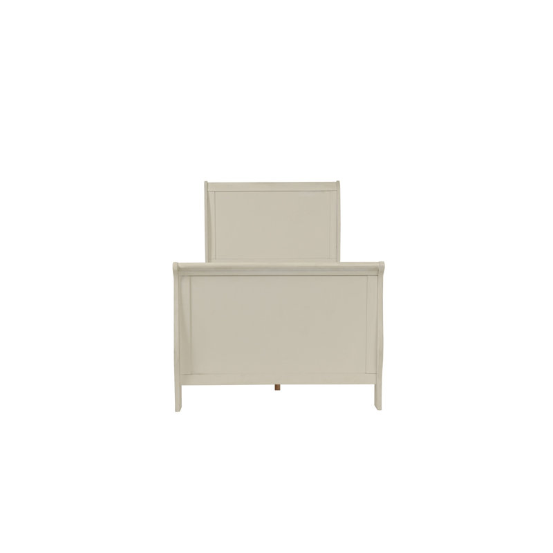 Contemporary Bed Featuring Design In White Plywood With For Bedroom, Queen