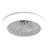 17" 5-Blade White LED Ceiling Fan With Remote Control