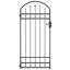 Dareau 1.6cm H x 60cm W Black Metal Gate