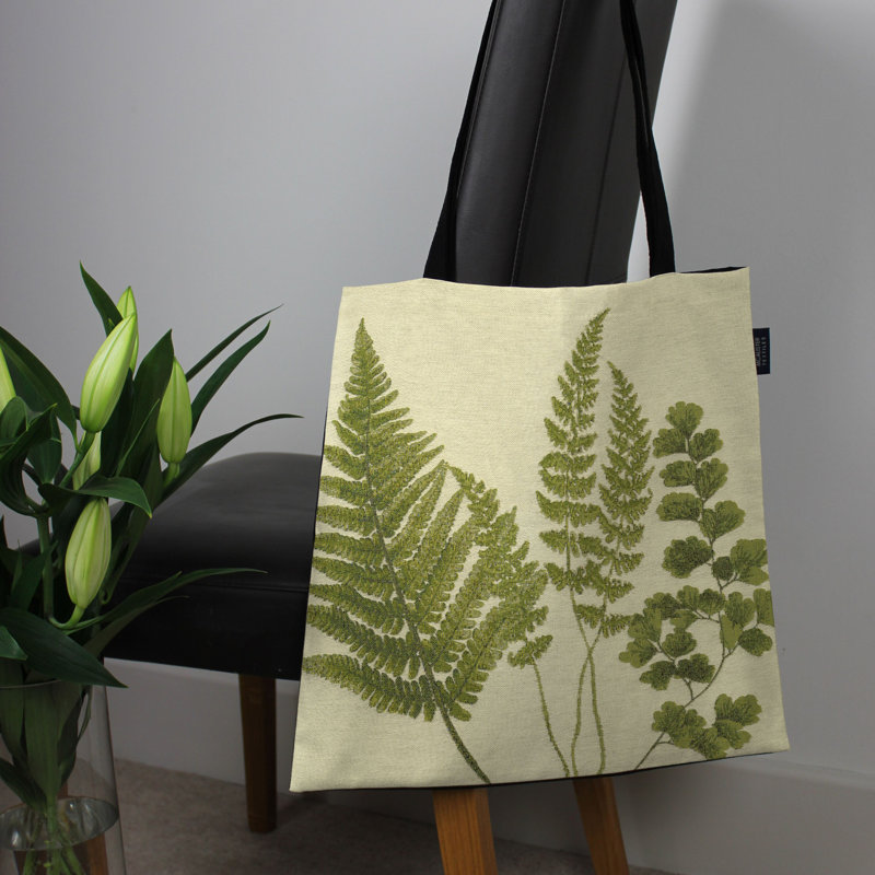 Mixed Fern Picnic Tote Bag