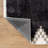 Geometric Pattern Shag Rug – Anthracite Dark Gray – Medium Pile, Stylish & Soft-886570599