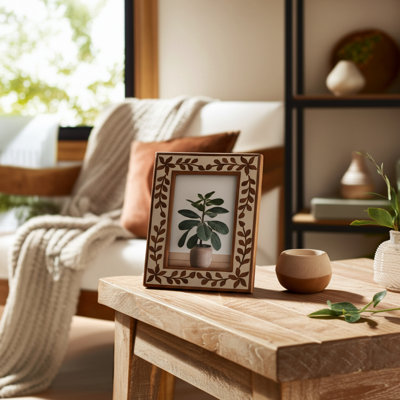 Gillian Brown Solid Wood Picture Frame