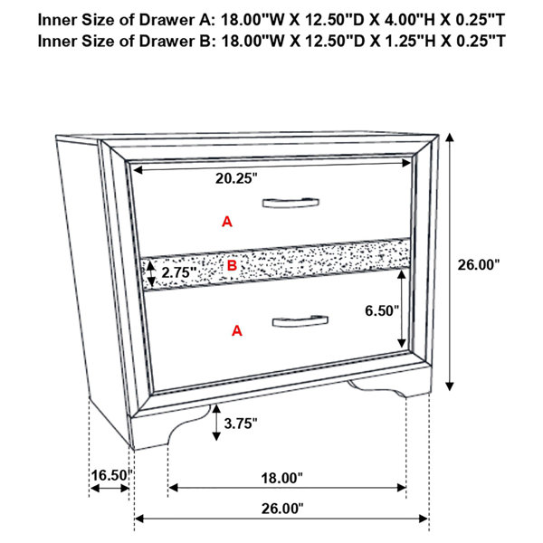 Dimensions du produit