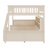 Bunk Bed Featuring Built In Shelving, Color Changing  Lights and Pegboard-1581831091-1581831096