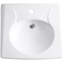 Brenham Ceramic 22" Wall Mount Bathroom Sink-998148629-1017996042