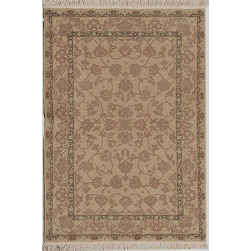 Tapis doré de haute qualité noué à la main