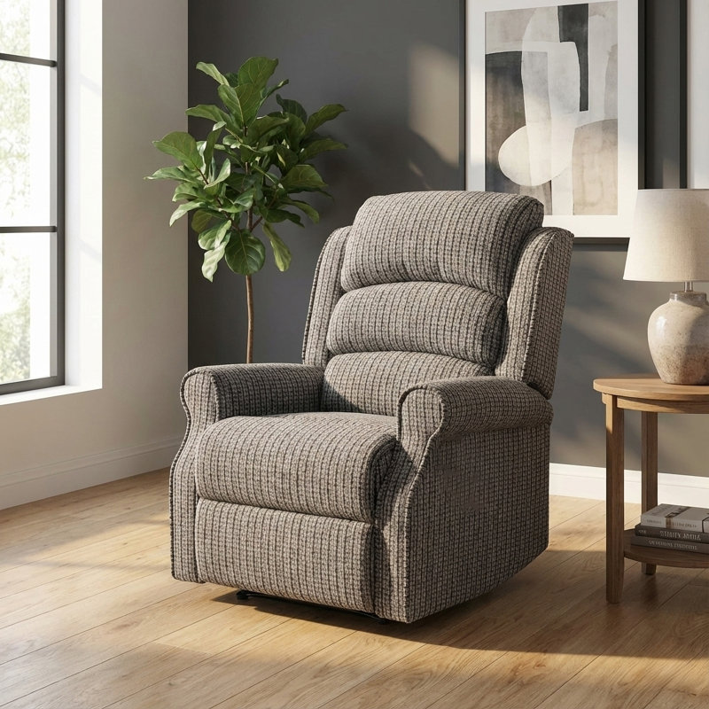 Lainey 79cm Wide Standard Recliner, Latte