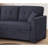 Sectional Sofa Bed, Dark Blue