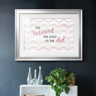 " Believed She Could "