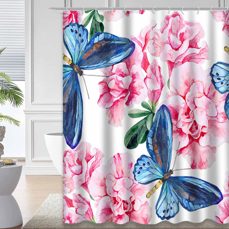 Rideau de douche Blossom Spring Flowers, L 72 po x l 78 po