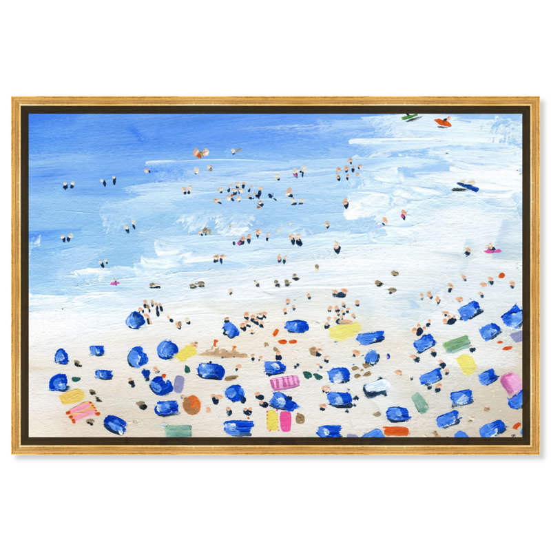 «Beach View», reproduction d'art sur toile tendue, H 24 po x l 36 po, Toile tendue