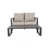 Gray Cushion/Light Gray Frame