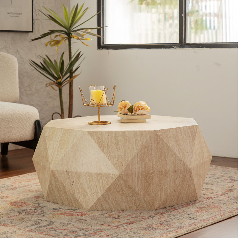 Coffee Table, Wooden Accent Table For Office And Living Room