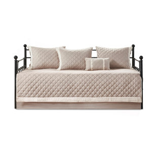 6 Piece Cotton Daybed Cover Set Khaki Daybed