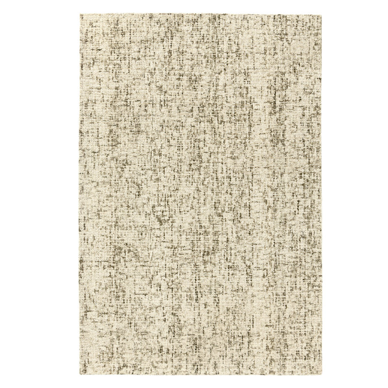 Tapis d'intérieur Sorelle Transitional Abstract en laine tuftée à la main, Vert sauge, 5'9" x 8'9"