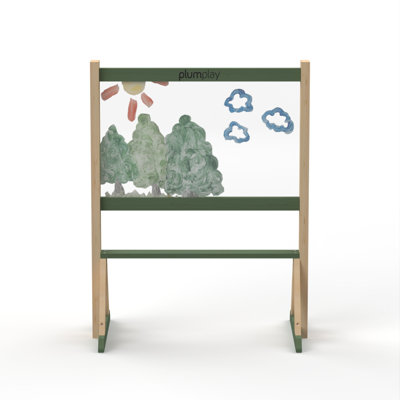 Chevalet d'extérieur Plum® - Naturel (dimensionnel)