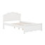 Lit plateforme en bois avec tête de lit en forme de fleur-1769270135