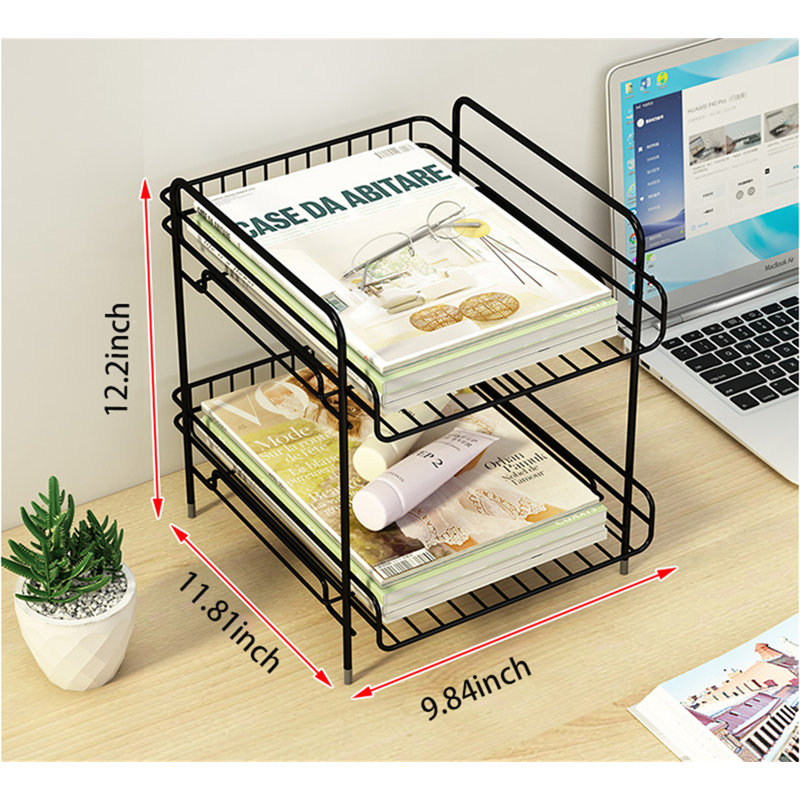 Tablette de bureau, bureau, bureau, organisateur, Noir