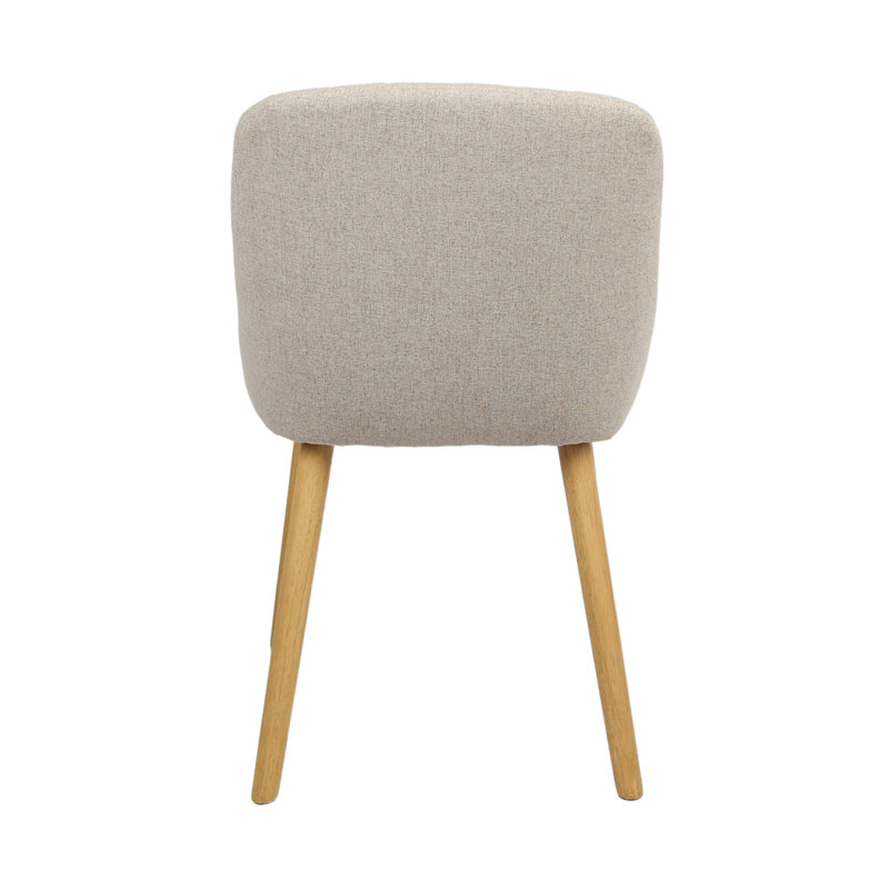 49cm H Upholstered Upholstered Back Accent, Beige