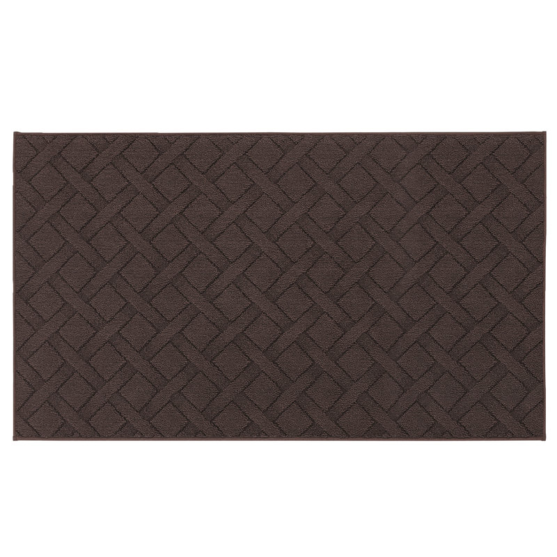 Paillasson Dioselina, Brun, L 36 po x L 60 po