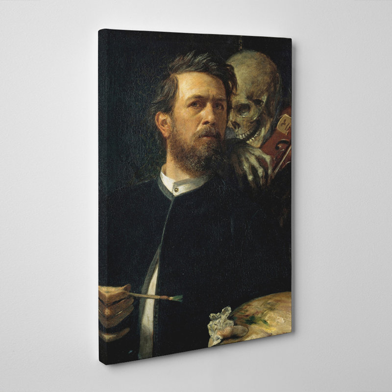 Arnold Böcklin - Wrapped Canvas Painting, 50cm H x 35cm W