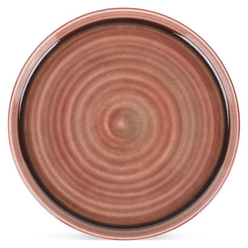 Lathe 6 Piece Dinner Plate Set