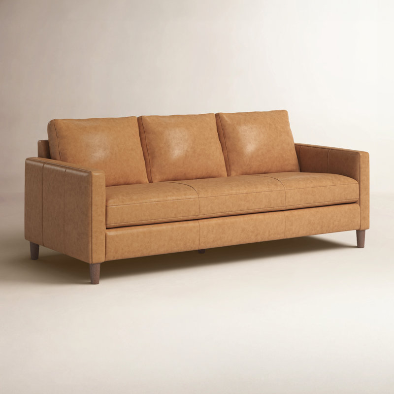 Grudnitski 80.5" Leather Sofa