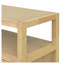 Buffet en rotin naturel Trexm avec tablettes réglables et portes à pousser, armoire de rangement moderne Boho-752713584