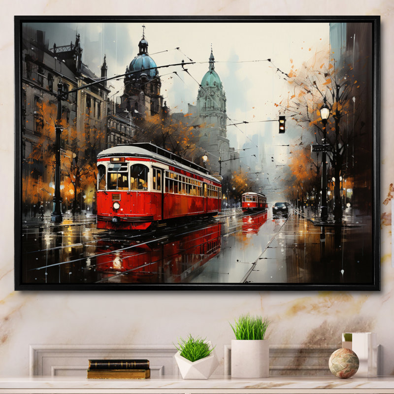 " Canada Urban Reflections III ", Gold Floater Framed, 16" H x 32" W x 1" D