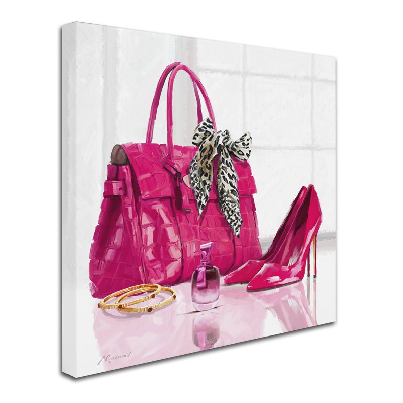 «New Hand Bag» par Armand, reproduction sur toile, H 14 po x l 14 po x P 2 po