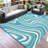Waterproof Reversible Outdoor Rug – UV Resistant Plastic Straw Mat – Lightweight, Collapsible, Easy Clean for Deck, Camping, RV – 8*10ft (244*305cm)-691572921-691572923