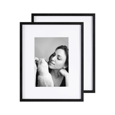 Metal Rectangular Picture Frame with Mat